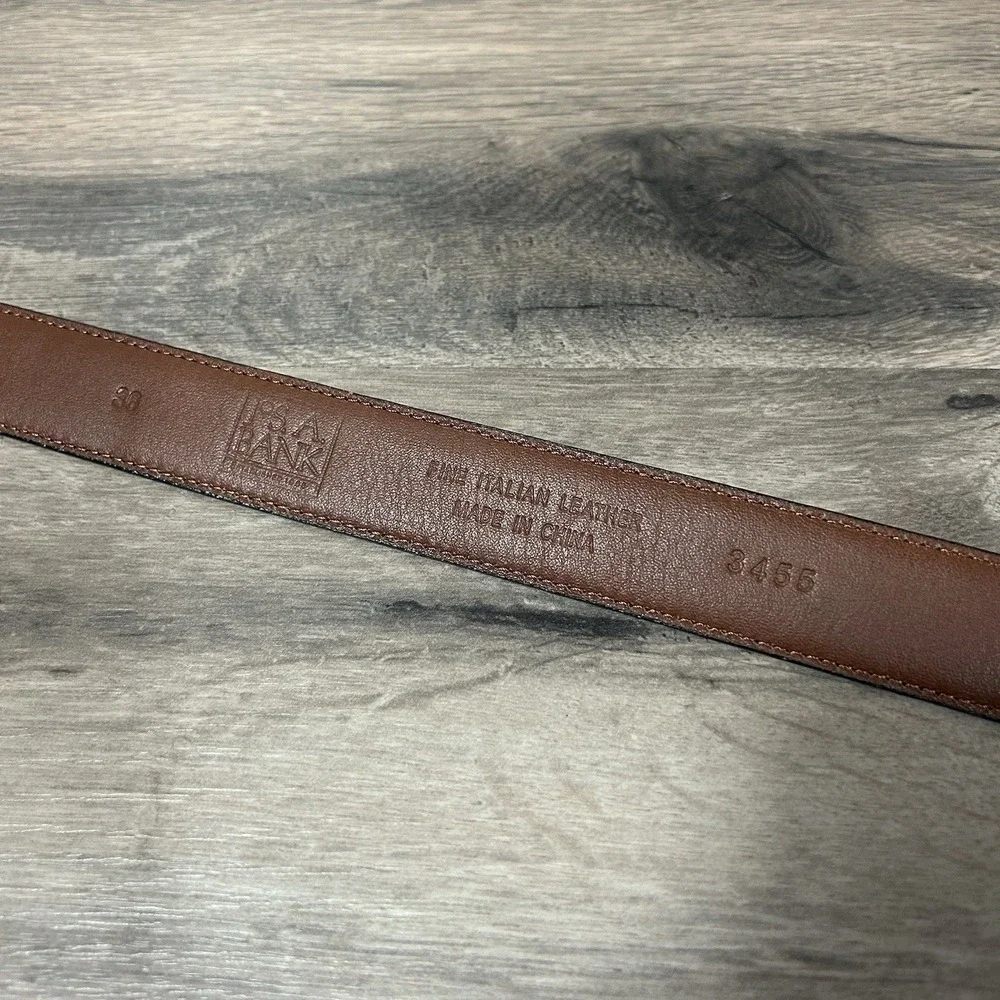 JoS. A. BANK Black Fine Italian Leather Dress Belt‎ - Men's Size 36